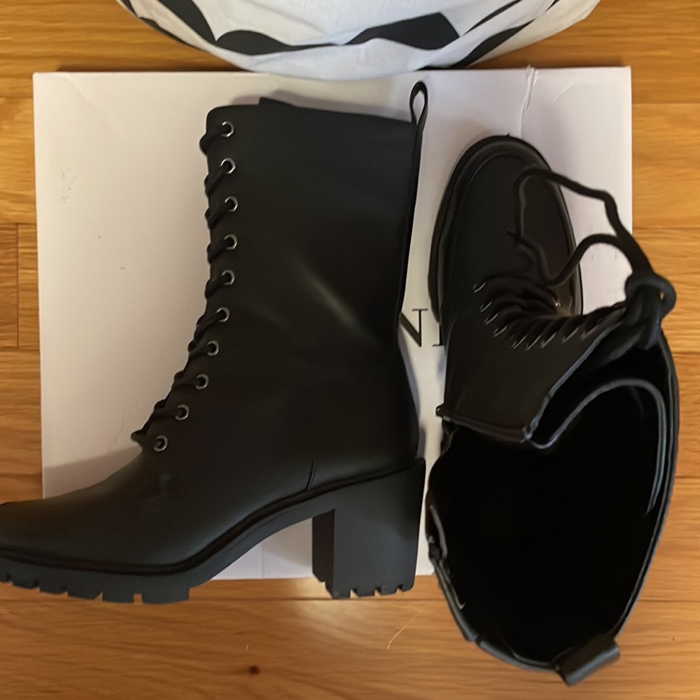 Alfani lace up combat boots - Picture 2 of 11